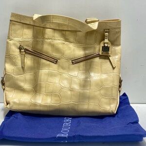 Dooney & Bourke Croco‑Embossed Leather Tote